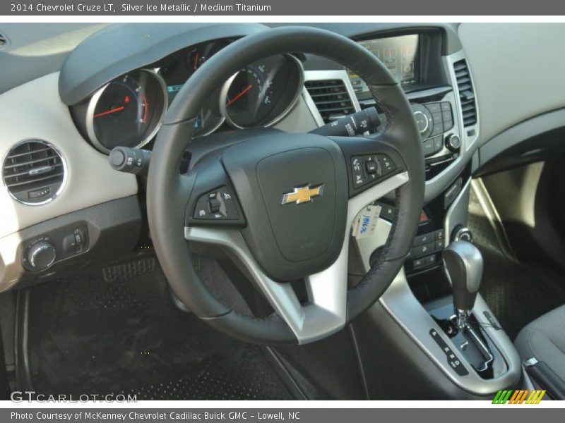 Silver Ice Metallic / Medium Titanium 2014 Chevrolet Cruze LT
