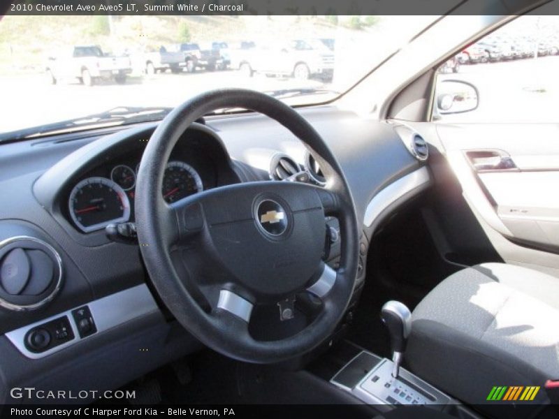 Summit White / Charcoal 2010 Chevrolet Aveo Aveo5 LT