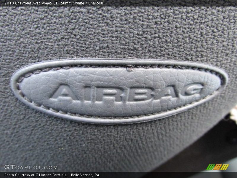 Summit White / Charcoal 2010 Chevrolet Aveo Aveo5 LT