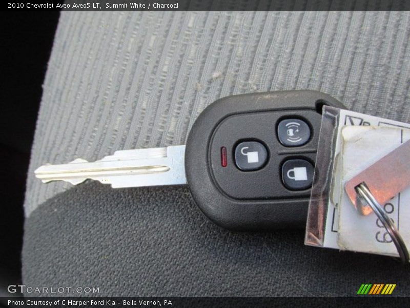 Summit White / Charcoal 2010 Chevrolet Aveo Aveo5 LT