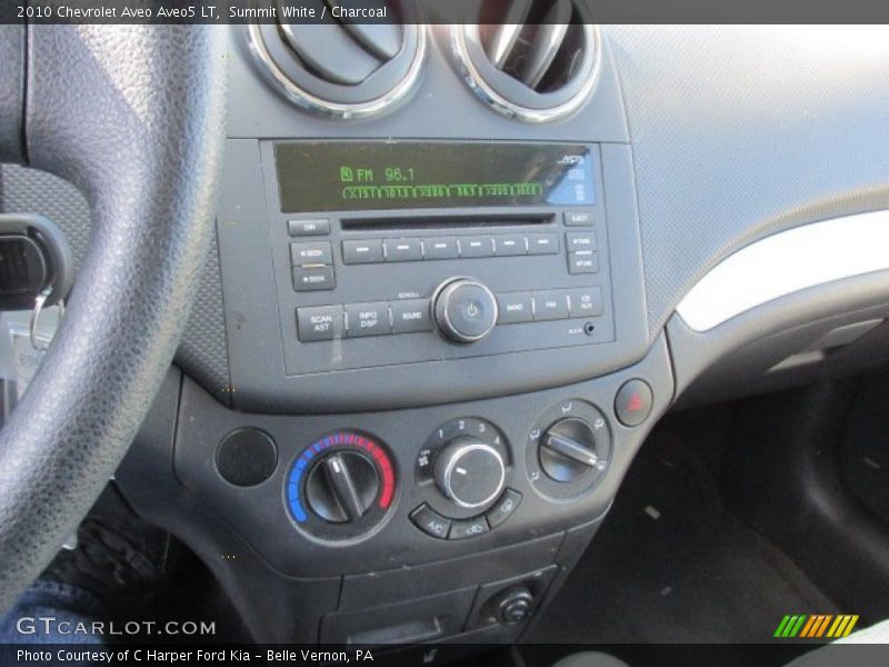 Summit White / Charcoal 2010 Chevrolet Aveo Aveo5 LT