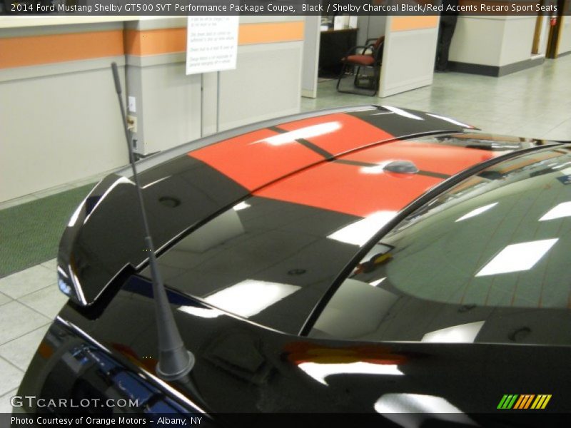 Black / Shelby Charcoal Black/Red Accents Recaro Sport Seats 2014 Ford Mustang Shelby GT500 SVT Performance Package Coupe