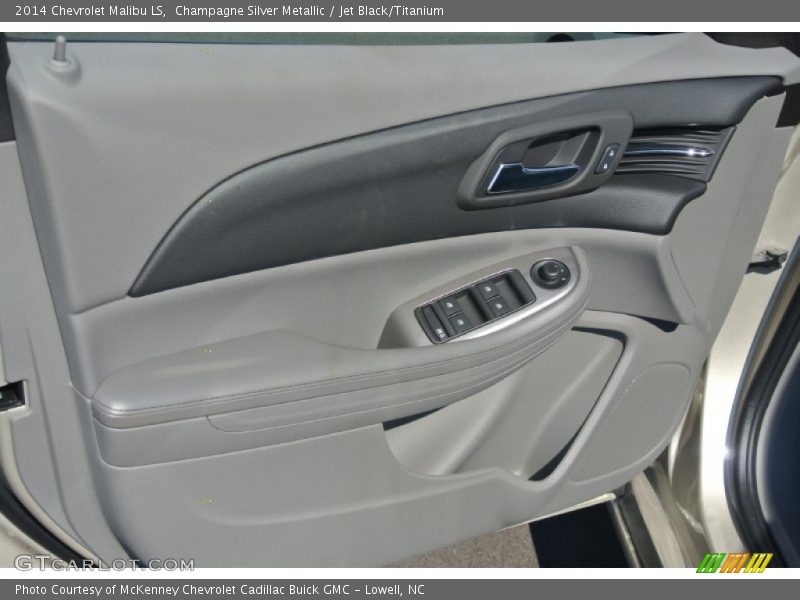 Champagne Silver Metallic / Jet Black/Titanium 2014 Chevrolet Malibu LS