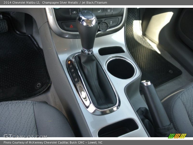 Champagne Silver Metallic / Jet Black/Titanium 2014 Chevrolet Malibu LS