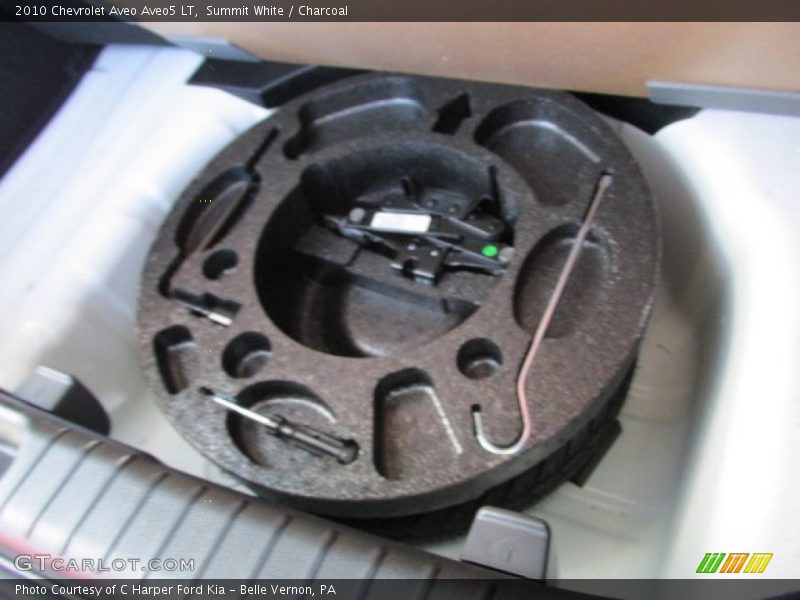 Summit White / Charcoal 2010 Chevrolet Aveo Aveo5 LT