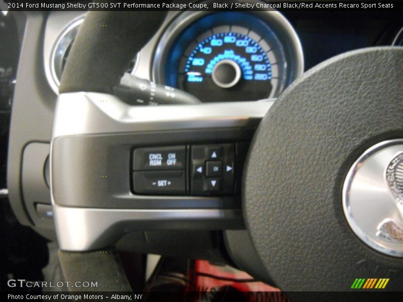 Black / Shelby Charcoal Black/Red Accents Recaro Sport Seats 2014 Ford Mustang Shelby GT500 SVT Performance Package Coupe