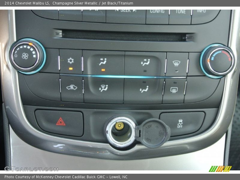Champagne Silver Metallic / Jet Black/Titanium 2014 Chevrolet Malibu LS