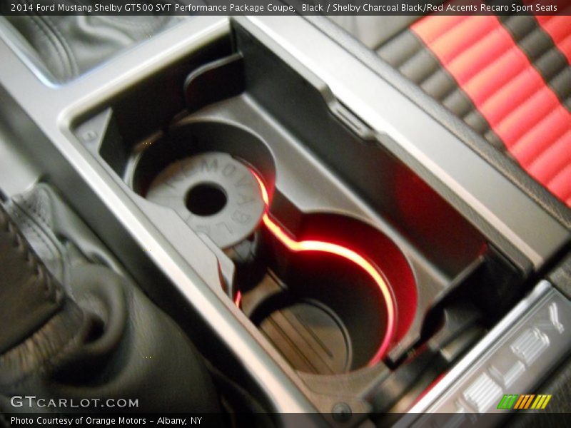 Black / Shelby Charcoal Black/Red Accents Recaro Sport Seats 2014 Ford Mustang Shelby GT500 SVT Performance Package Coupe