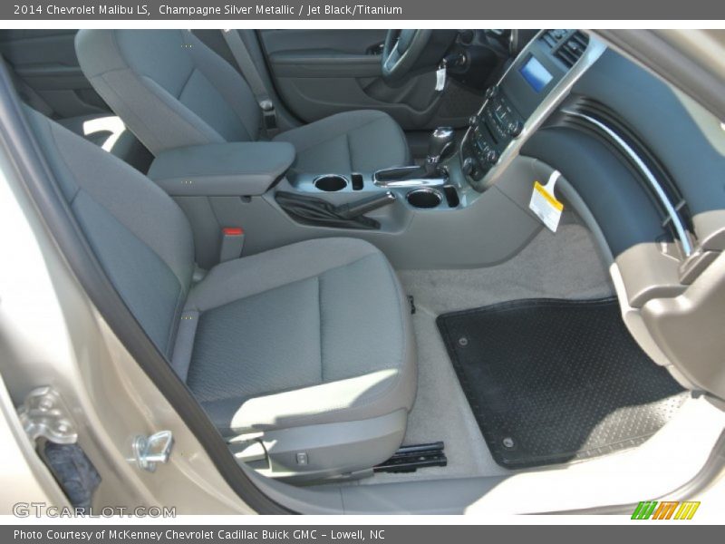 Champagne Silver Metallic / Jet Black/Titanium 2014 Chevrolet Malibu LS