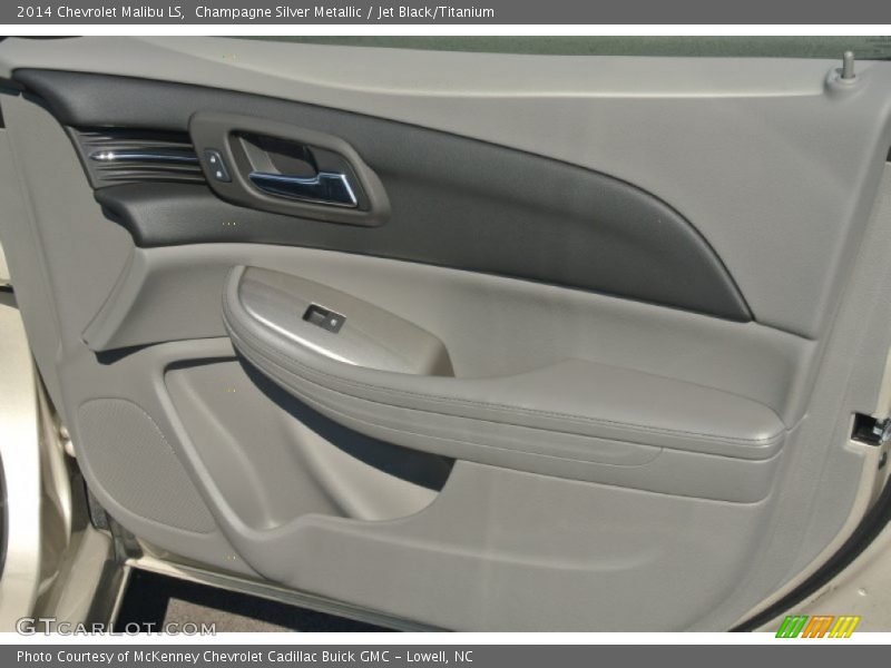 Champagne Silver Metallic / Jet Black/Titanium 2014 Chevrolet Malibu LS