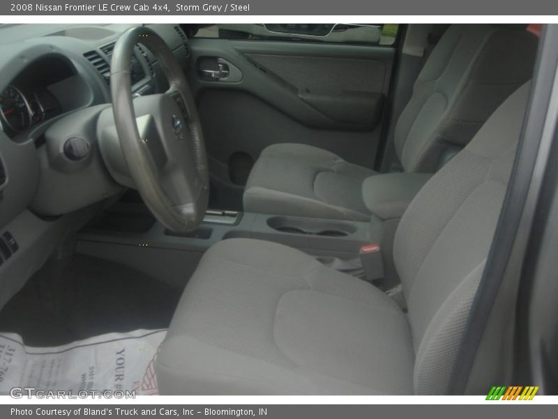 Storm Grey / Steel 2008 Nissan Frontier LE Crew Cab 4x4