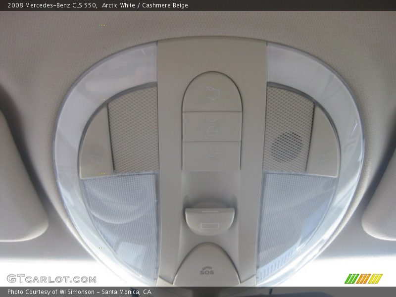 Arctic White / Cashmere Beige 2008 Mercedes-Benz CLS 550