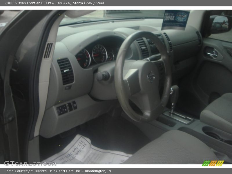 Storm Grey / Steel 2008 Nissan Frontier LE Crew Cab 4x4