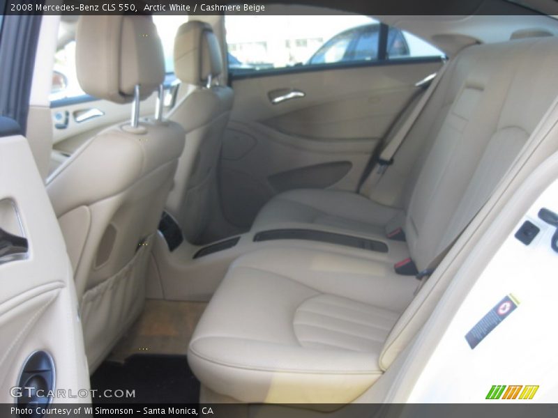 Arctic White / Cashmere Beige 2008 Mercedes-Benz CLS 550