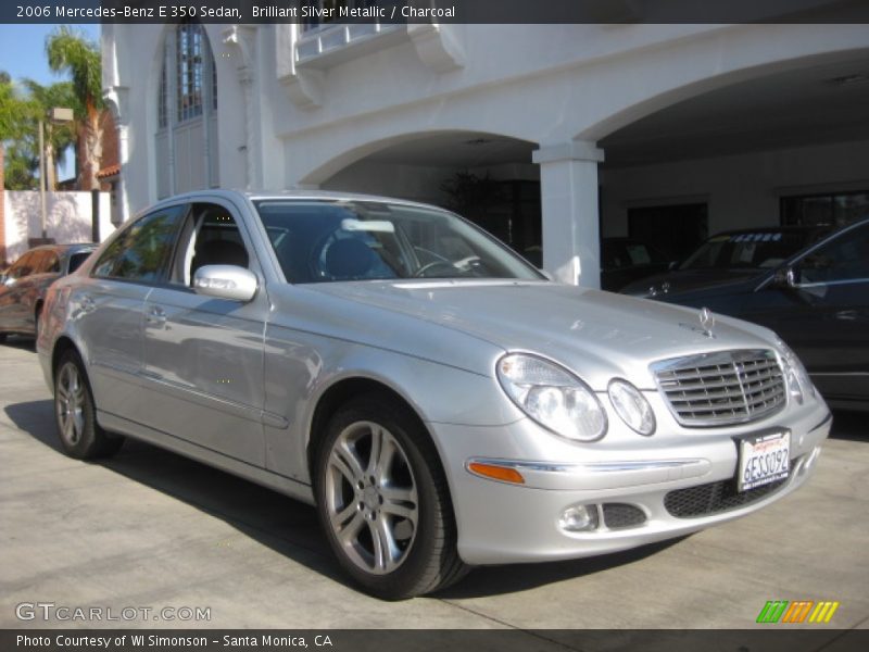 Brilliant Silver Metallic / Charcoal 2006 Mercedes-Benz E 350 Sedan