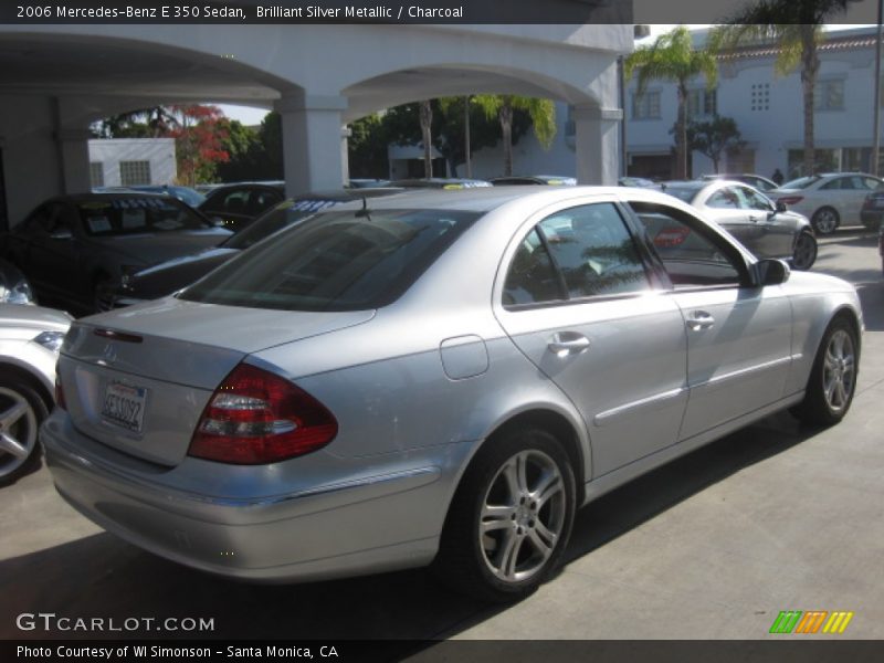 Brilliant Silver Metallic / Charcoal 2006 Mercedes-Benz E 350 Sedan