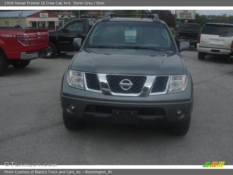 Storm Grey / Steel 2008 Nissan Frontier LE Crew Cab 4x4
