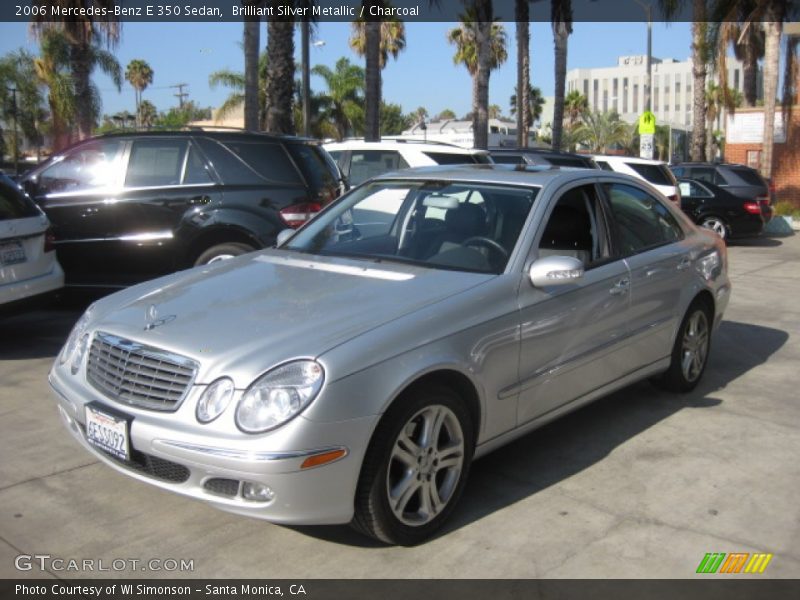 Brilliant Silver Metallic / Charcoal 2006 Mercedes-Benz E 350 Sedan