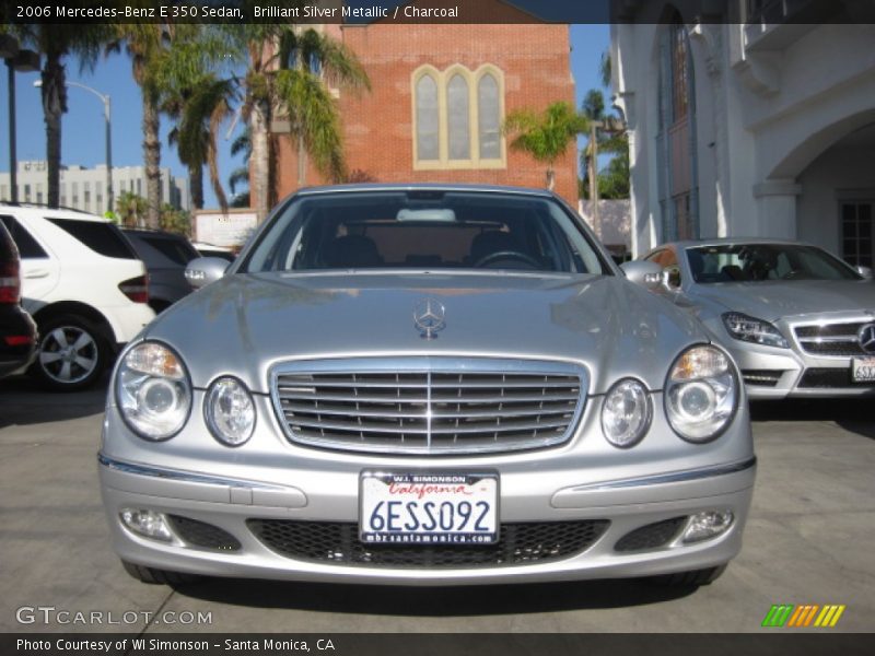 Brilliant Silver Metallic / Charcoal 2006 Mercedes-Benz E 350 Sedan