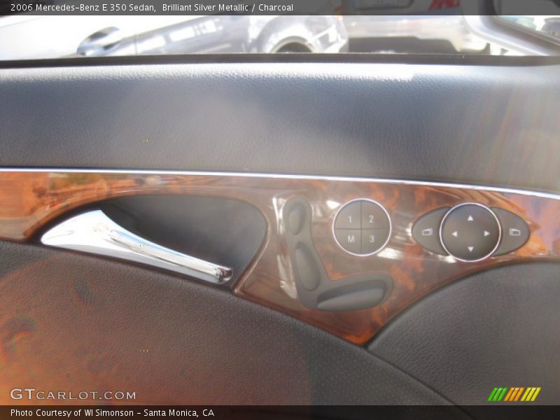Brilliant Silver Metallic / Charcoal 2006 Mercedes-Benz E 350 Sedan