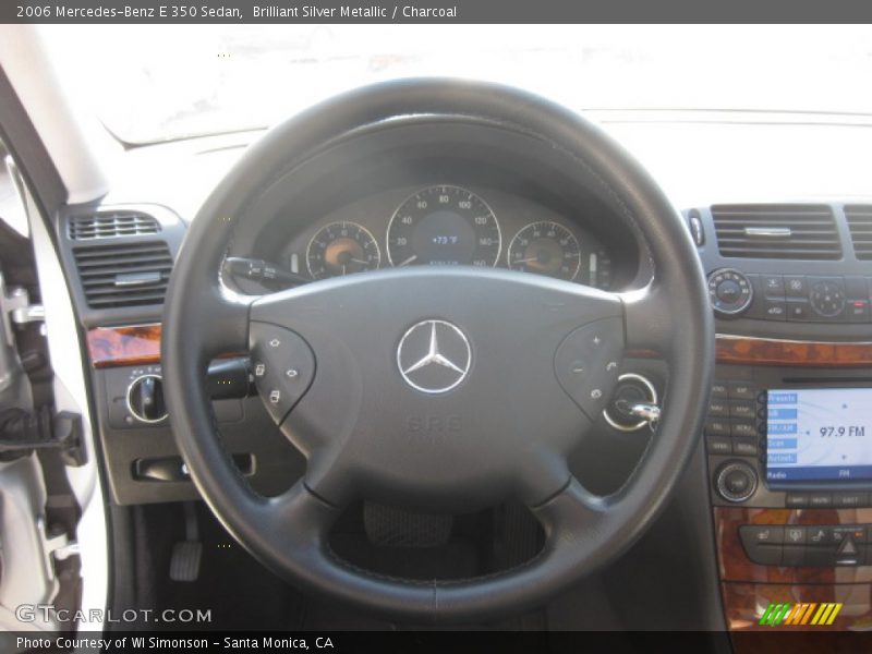 Brilliant Silver Metallic / Charcoal 2006 Mercedes-Benz E 350 Sedan