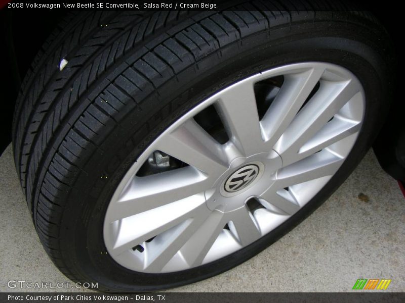 Salsa Red / Cream Beige 2008 Volkswagen New Beetle SE Convertible