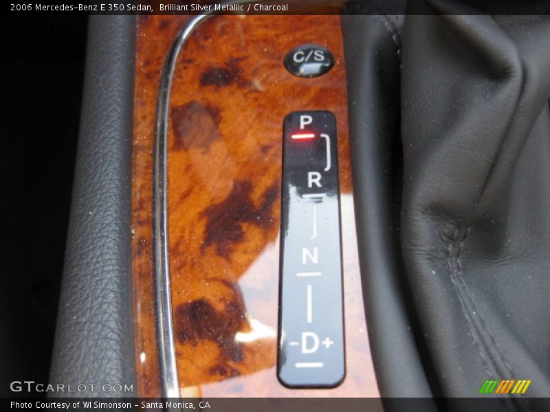 Brilliant Silver Metallic / Charcoal 2006 Mercedes-Benz E 350 Sedan