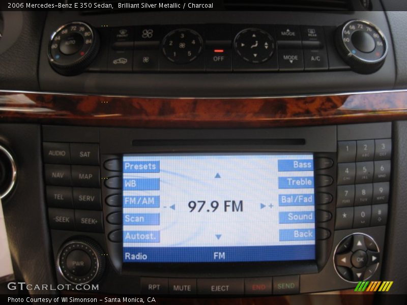 Brilliant Silver Metallic / Charcoal 2006 Mercedes-Benz E 350 Sedan