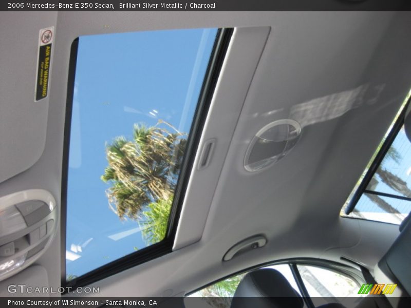Brilliant Silver Metallic / Charcoal 2006 Mercedes-Benz E 350 Sedan