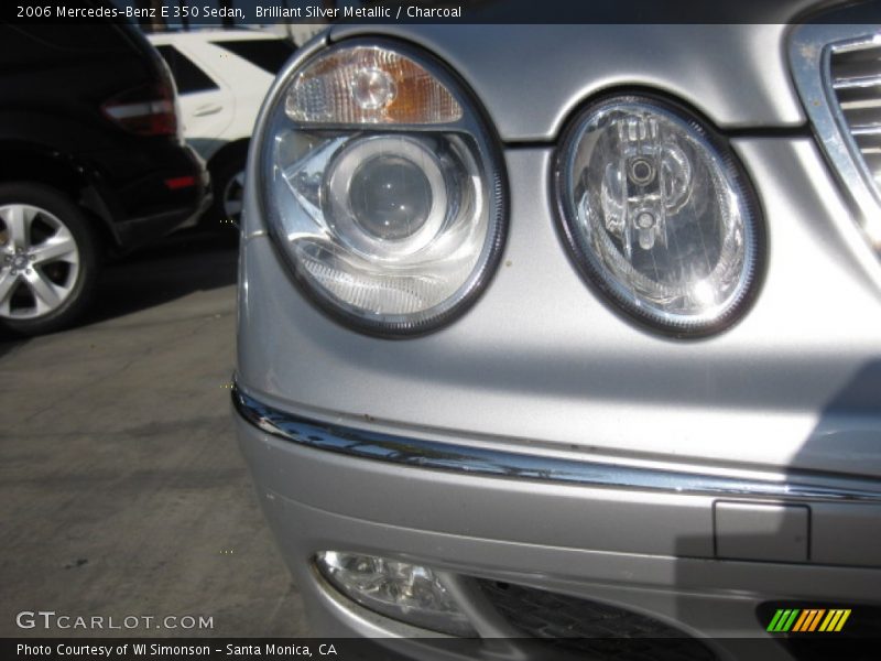 Brilliant Silver Metallic / Charcoal 2006 Mercedes-Benz E 350 Sedan