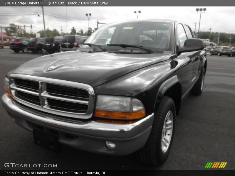 Black / Dark Slate Gray 2004 Dodge Dakota SLT Quad Cab