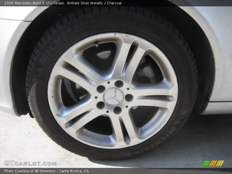 Brilliant Silver Metallic / Charcoal 2006 Mercedes-Benz E 350 Sedan