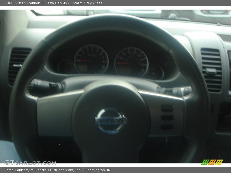 Storm Grey / Steel 2008 Nissan Frontier LE Crew Cab 4x4