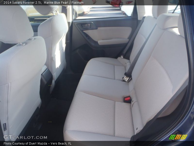 Marine Blue Pearl / Platinum 2014 Subaru Forester 2.5i