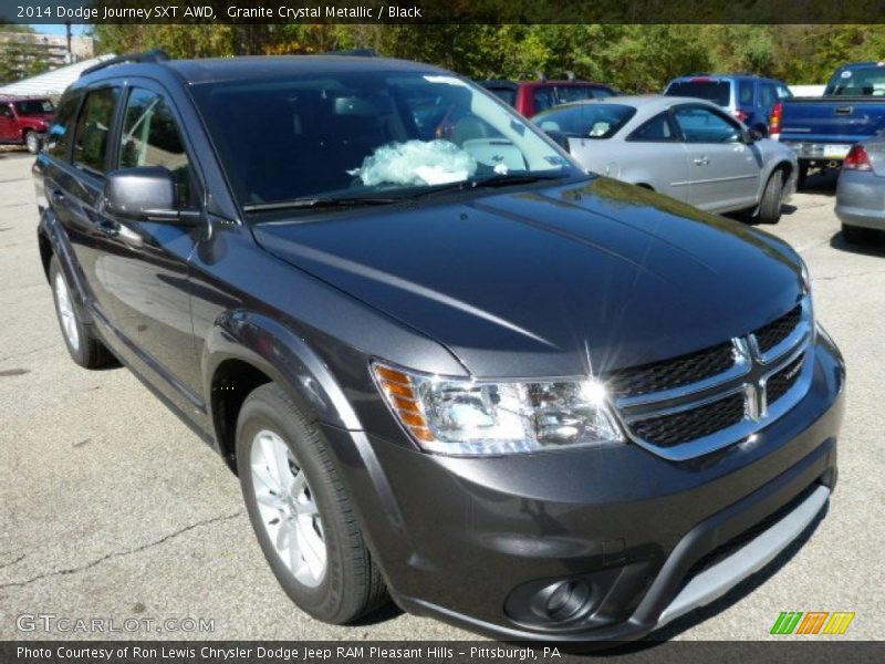 Granite Crystal Metallic / Black 2014 Dodge Journey SXT AWD