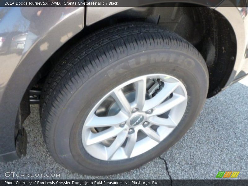 Granite Crystal Metallic / Black 2014 Dodge Journey SXT AWD