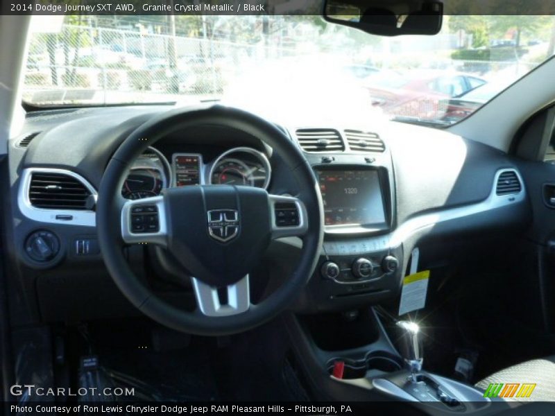 Granite Crystal Metallic / Black 2014 Dodge Journey SXT AWD