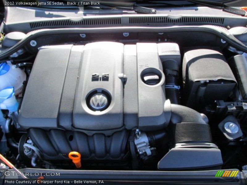 Black / Titan Black 2012 Volkswagen Jetta SE Sedan
