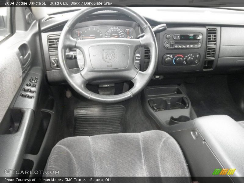 Black / Dark Slate Gray 2004 Dodge Dakota SLT Quad Cab