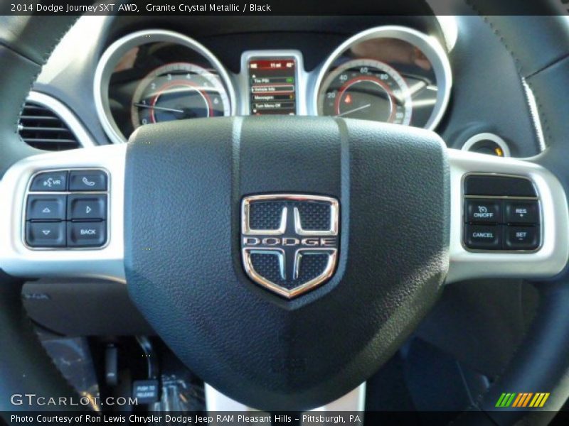Granite Crystal Metallic / Black 2014 Dodge Journey SXT AWD