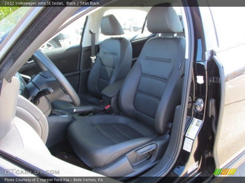 Black / Titan Black 2012 Volkswagen Jetta SE Sedan