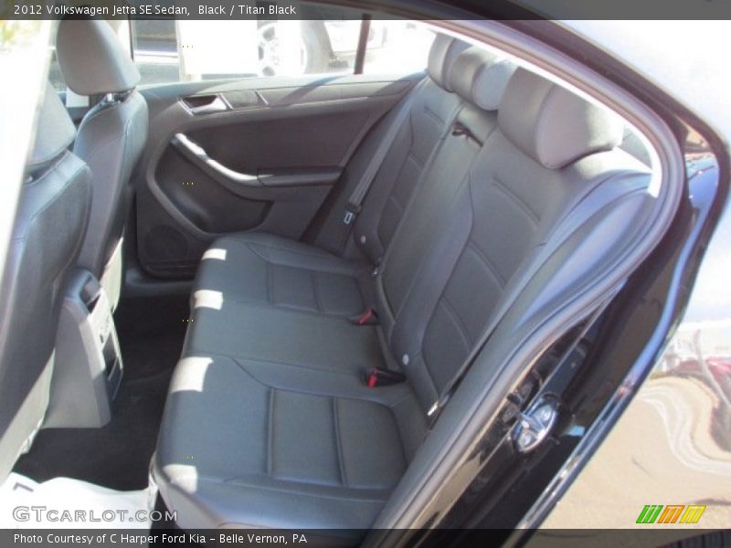 Black / Titan Black 2012 Volkswagen Jetta SE Sedan