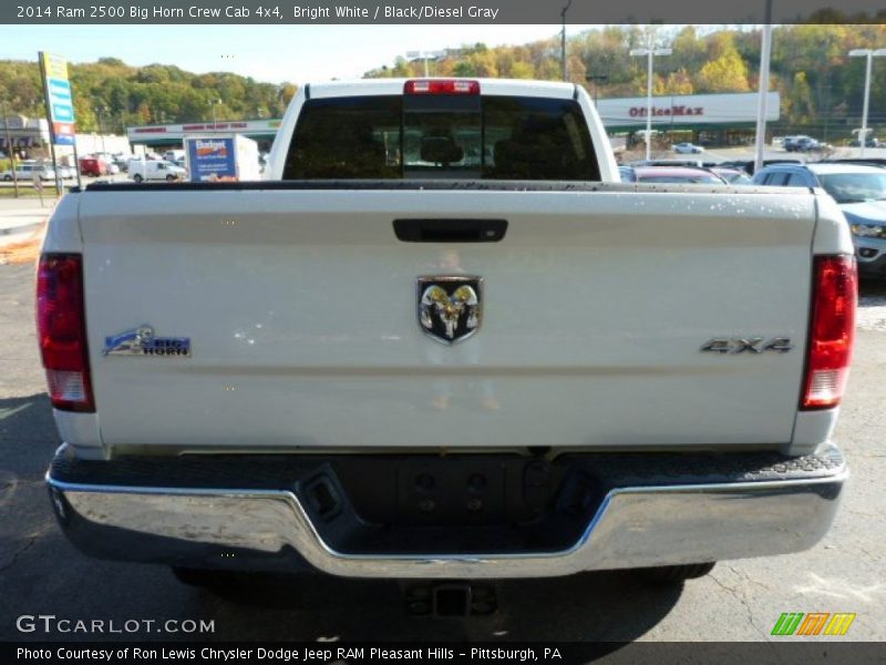 Bright White / Black/Diesel Gray 2014 Ram 2500 Big Horn Crew Cab 4x4