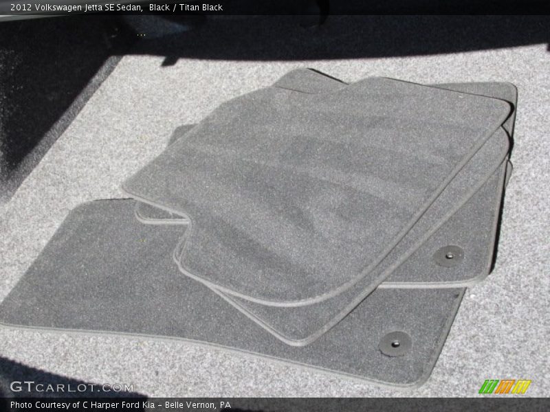 Black / Titan Black 2012 Volkswagen Jetta SE Sedan