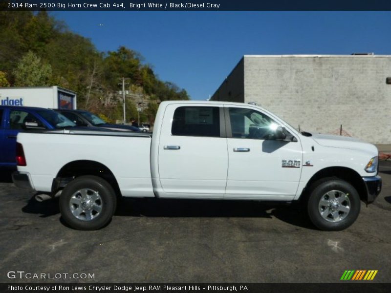 Bright White / Black/Diesel Gray 2014 Ram 2500 Big Horn Crew Cab 4x4