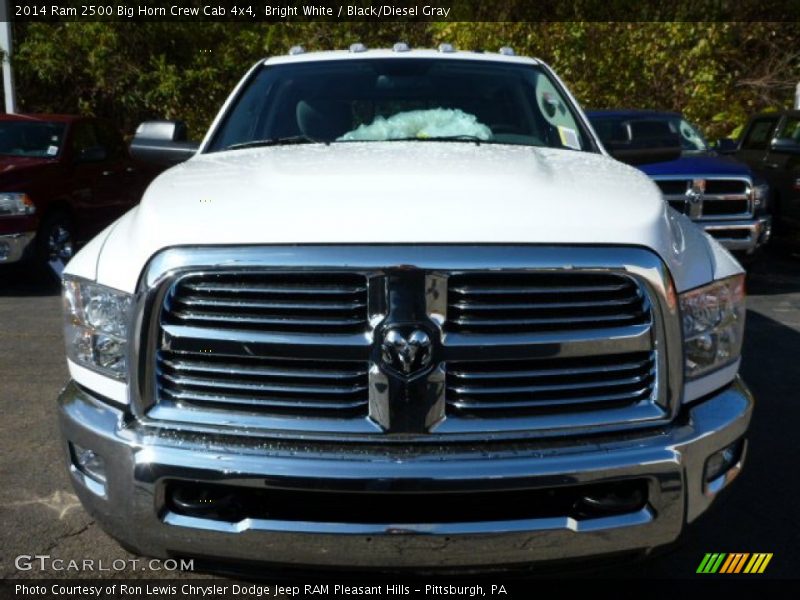 Bright White / Black/Diesel Gray 2014 Ram 2500 Big Horn Crew Cab 4x4
