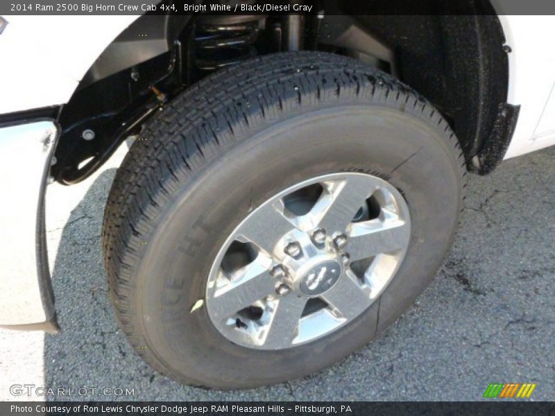 Bright White / Black/Diesel Gray 2014 Ram 2500 Big Horn Crew Cab 4x4
