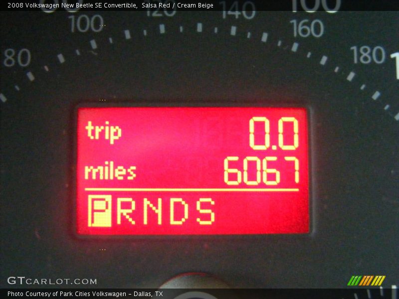 Salsa Red / Cream Beige 2008 Volkswagen New Beetle SE Convertible