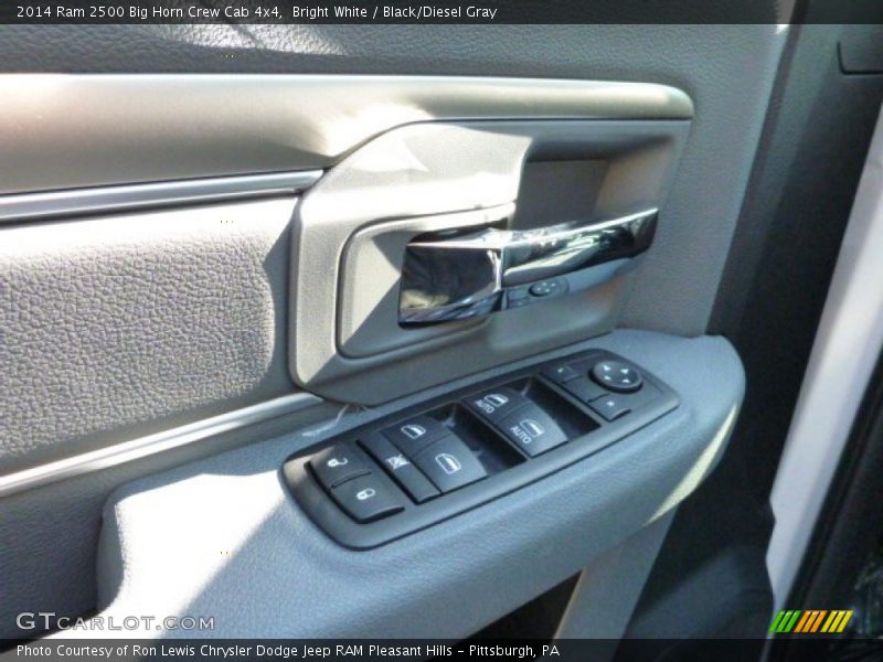Bright White / Black/Diesel Gray 2014 Ram 2500 Big Horn Crew Cab 4x4