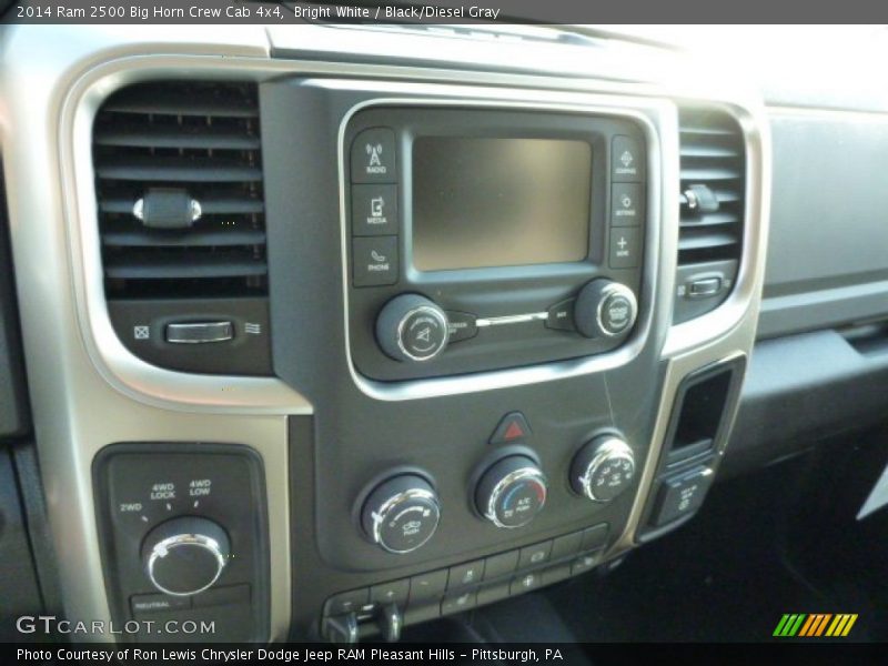 Bright White / Black/Diesel Gray 2014 Ram 2500 Big Horn Crew Cab 4x4